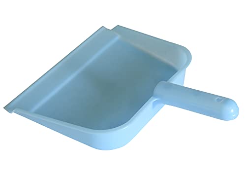 Image of Heart Home Plastic Lightweight 10 inch Dustpan with Comfort Grip Handle for Easy Sweep Broom, Pack of 6 (Pink & Blue & Green)
