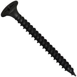 VC Black Gypsum Drywall Screw Philips Head, 60 mm Length, Pack of 100
