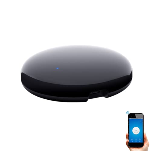 Mando a Distancia Universal WiFi, Controlador IR Remoto inalámbrico, para TV, Aire acondicionados y Muchos más Dispositivos Infrarrojos. Compatible Smart Life & Tuya, Alexa y Google Home - SMARTFY Cover