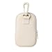 Touchette Zippered Pouch, Attachable Fashion Accessory with Snap Hook for Touchland Hand Sanitizer 1FL OZ., Ivory