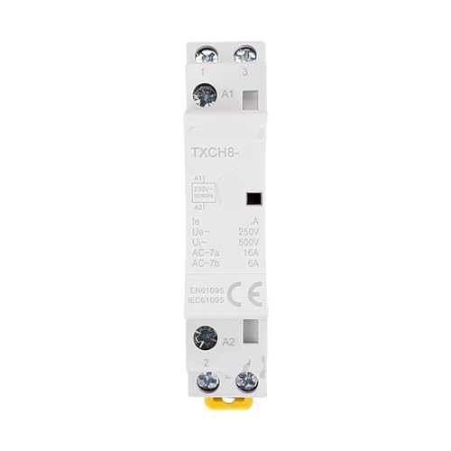 Contactor de CA silencioso de 16A para carril DIN con control automatizado 2NC 220V