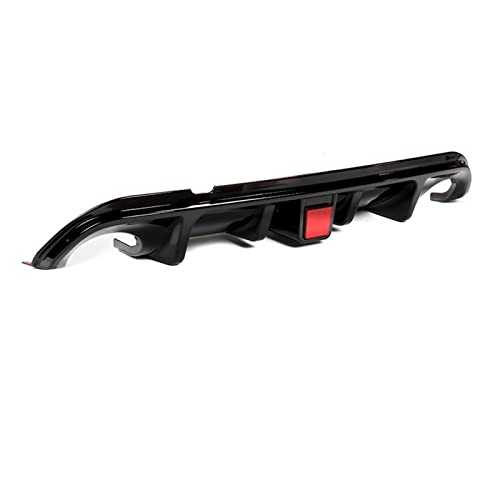 Diffuseur pare-chocs arrière Infiniti Q50 finition premium avec spoiler LED design carbone