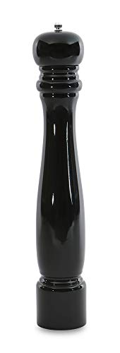 Berghoff Essential Pepper Mill (16.5" Height), Ceramic Mill Strong Adjustable Solid Wooden Grinder