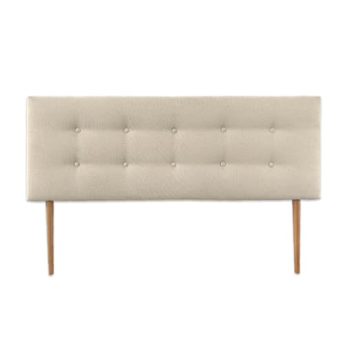 DecoPAM Cabecero Arizona 140 cm Beige: Cabecero