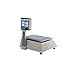 VisionTechShop DLP-300 Label Printing Scale Pole Display, 30/60lbs Capacity, 0.01/0.02lbs, NTEP Legal for Trade with a Free 1 case CAS LST-8020 UPC w/Ingredients Label, 58 x 60 mm