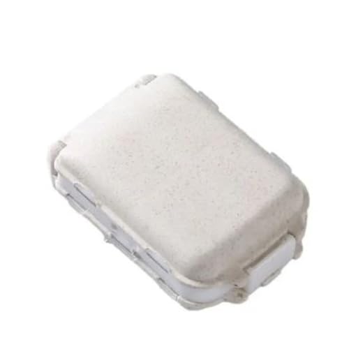 Porta Comprimido Estojo Caixa Organizadora Porta Comprimidos Caixa Porta Remédio Caixa Porta Comprimidos E Suplementos PREMIUM Appari (Off White)