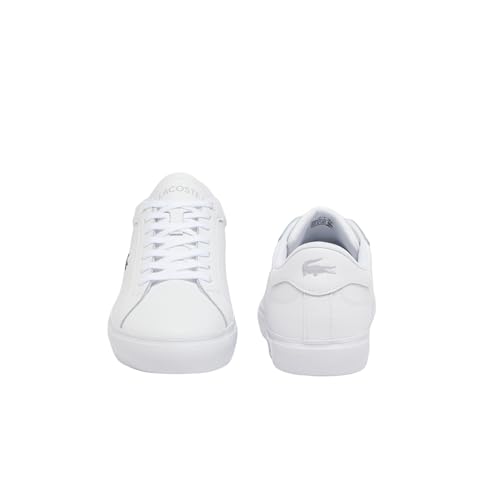 Lacoste Men's Powercourt Leather Sneakers, White, 122