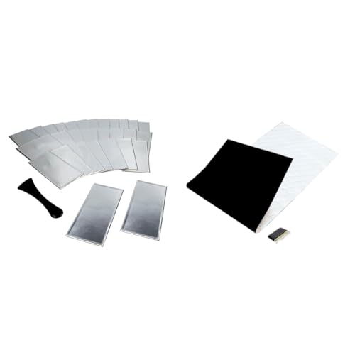 【セット買い】Amazon.co.jp限定 エーモン(amon) 音楽計画 ボディデッドニングキット 約80×170mm 厚さ約1.5mm・30枚入 4813 + Amazon.co.jp限定 エーモン(amon) 静音計画 ロードノイズ低減マット リア用