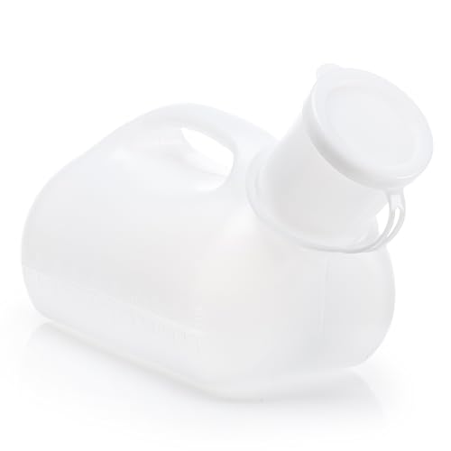 1 x Easy Care Solutions | Unisex Urinal Bottle - Spill-Proof | Portable | 1000ml Capacity | Ideal for Travel | Camping | Bedridden & Elderly Care (1) - Image 2