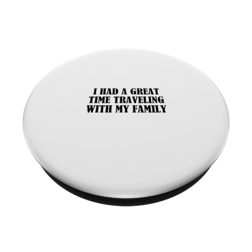 I had a great time traveling with my family PopSockets Swappable PopGrip, Black - Image 2