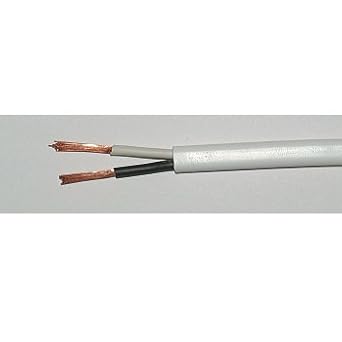 Amazon ノーブランド品 ビニルキャブタイヤ小判型コード 白 2 0sq Vctf K 白2 0sq 多芯ケーブル 産業 研究開発用品 通販