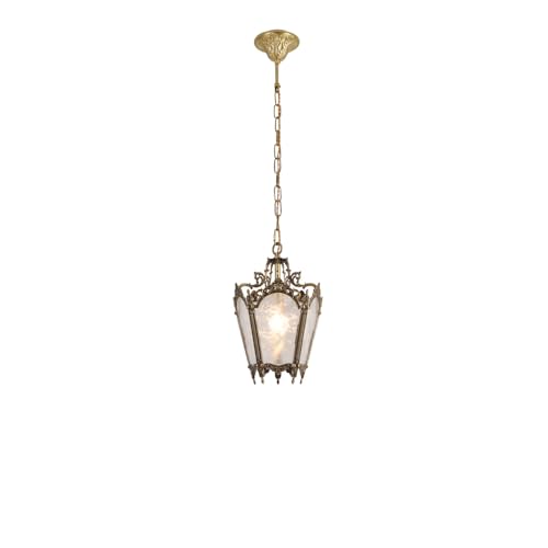 Lustre en cristal vintage et laiton chic pour une elegance francaise unique