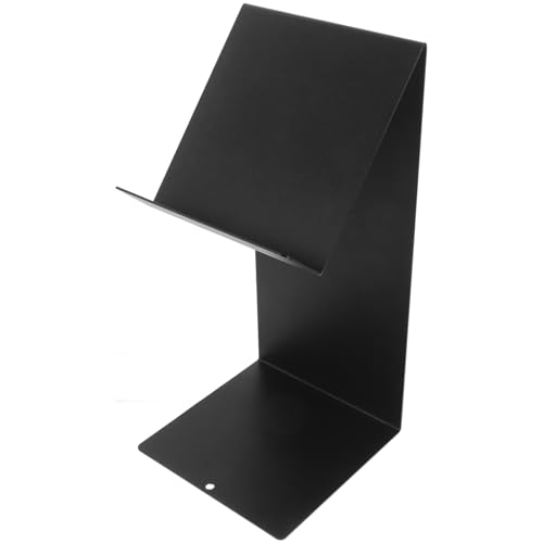 Atril organizador de hierro ideal para leer cómodamente recetas en la cocina
