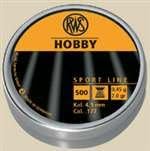 RWS RWS Hobby .22 Pellets (Per 500) #231-5039
