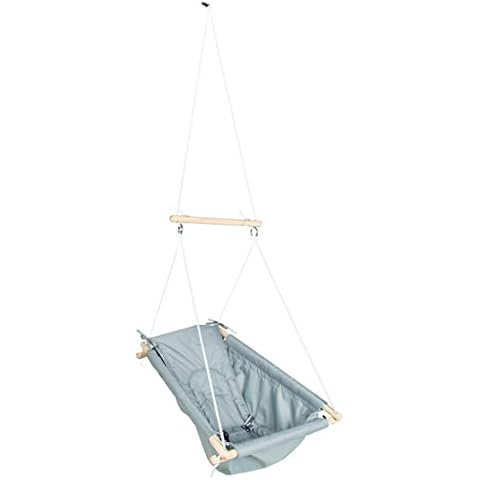 roba Hängesitz, Kinderschaukel taupe, graue Hängeschaukel verstellbar von Schaukelliege zu Schaukelsitz, Hängesessel bis ca. 6 Jahre oder 30kg Cover
