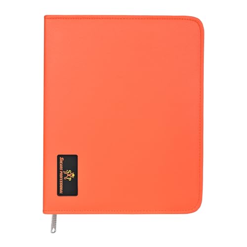 Shears Professional Leather Shears Case, Scissor Case, Shear Holder Holds 10 Grooming or Beauty Shears (Orange)