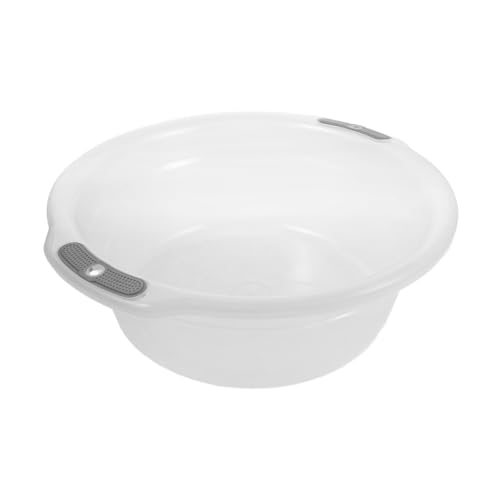 Beaupretty Bañera de Lavado Transparente con Asas Cuenca de Plástico Portátil para Platos de Pies