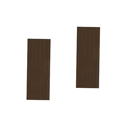 Housoutil 2 Piezas piso de grano de madera pegatinas tablones sellador doble vinilo imitacion madera losetas autoadhesivas calcomanías para salpicaduras de pared pegatina de grano de madera