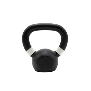 RUSTER Kettlebell Cast Iron 4-32kg Pesa Rusa Hierro Fundido con Revestimiento en Polvo – Pesa para Entrenamiento de Fuerza, Resistencia y Equilibrio – Codificación por anillo colores