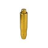 CLPAECY Automatic Shift Knob Metal Car Shifting Push Button Aluminum Shifter Lever Handle Long Stick Gear Head(145mm Golden)