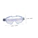Gadpiparty Safety Fog and Splash Features for Industrial and Laboratory Use Protective Eyewear for Cutting and Dust Ergonomic Lightweight Design