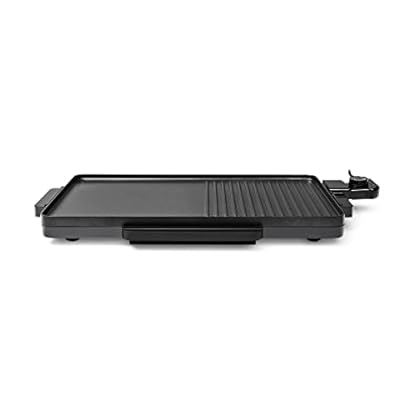 Tristar Tischgrill, 2000 Watt, Antihaftbeschichtung, Fettauffangbehälter, 49 x 27 cm Grillfläche, BP-2750 – Bild 3