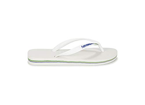 Havaianas Brasil Logo Infradito Bianco Ciabatte