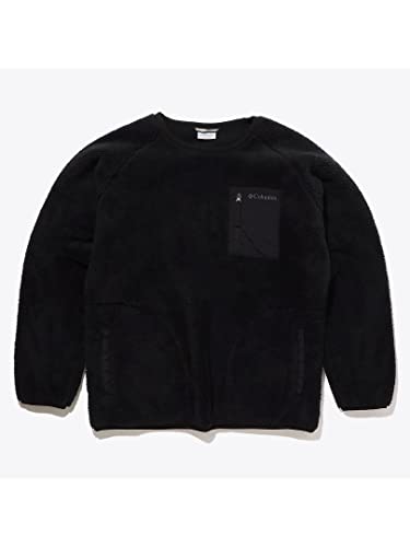 コロンビア(Columbia) 長袖 クルーネック ゴートアイル フリース トップ PM0576 010 (ブラック/LL/Men's)