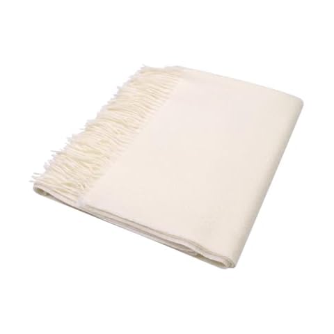 Temminc Women's Pure Cashmere Scarf with Fringe,Ultra Soft Large Cashmere Shawl Wrap,Winter Warm Long Large Scarves 30"x79" Cover