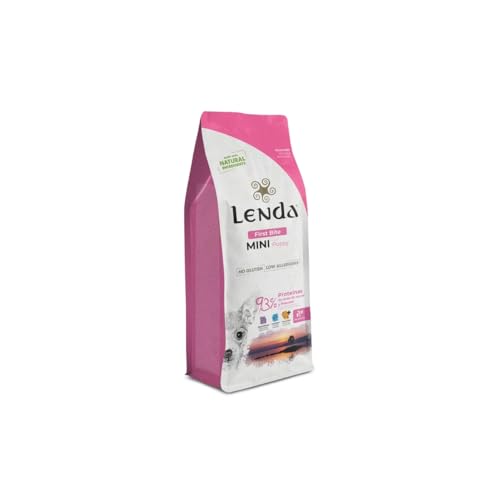 Lenda Puppy Mini First Bite 2KG - Pienso para Perros Cachorros - Razas Mini y Hembras en Gestacion o Lactancia - Pienso Hipoalergénico para Perros Pequeños - Comida Natural