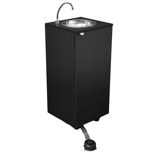 🔵 [NO OPERE MURARIE] Express Water Basic Dark è il lavandino portatile che ti permette di evitare costose opere murarie per la messa a norma della tua attività, essendo certificato per un utilizzo autonomo dalla rete idrica ed elettrica.