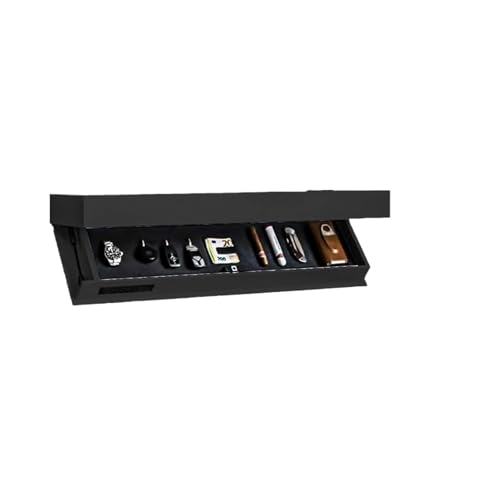 Genérico Compartimentos Secretos Estantería con Compartimento Secreto, estantería Oculto, de Pared Solapa, Muebles Compartimentos Ocultos(Black)