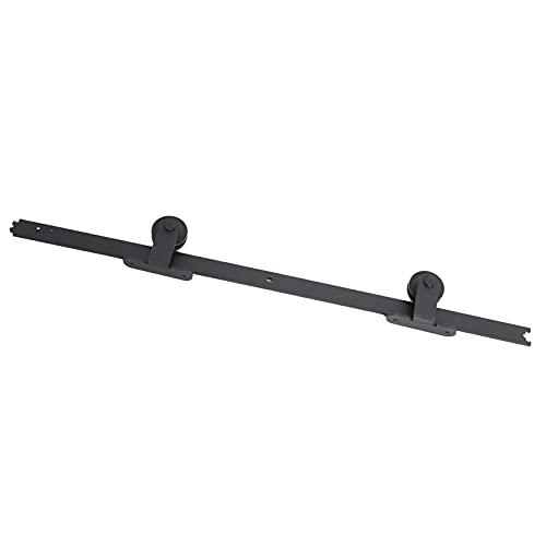 Sliding Door Track Rail, Barn Door Set Fine Workmanship Strong Loadbearing Capacity for Laundry Rooms for Warehouses