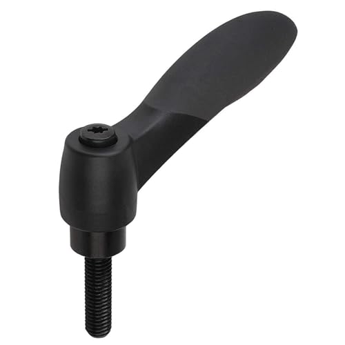 Image of Kipp 06614-2A401X55 Fiberglass Reinforced Plastic /Die-Cast Zinc Adjustable Handle with 3 /8-16 inch External Thread, 2K inchCockatoo inch, Two-Component, Inch, Size 2, 55 mm Screw Length