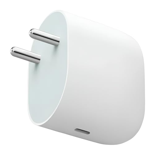 Image of Original Google 45W Type C Rapid Charger Adapter | for Pixel 10 10 Pro /10 Pro XL /9 Pro XL /9 Pro Fold /9 Pro /9 /9a /8 Pro,8 Pro /Laptop, Tablet, Chromebook & More | 45W Fast Charging USB-C Adapter - White