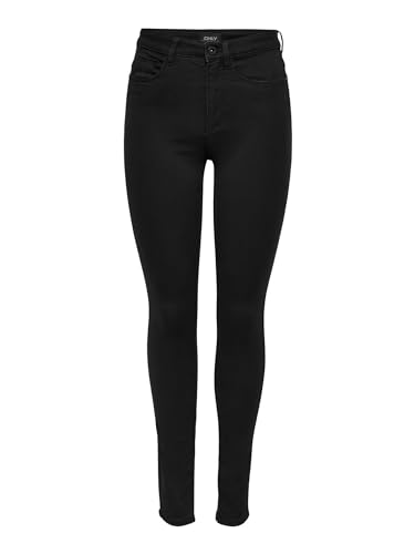 ONLY Damen Onlroyal High Sk Pim600 Noos 15093134 Jeans, Schwarz, EU M/34