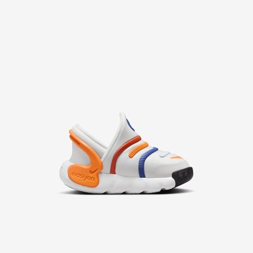 Nike Dynamo 2 EasyOn Baby/Toddler Shoes (FD0554-100, Summit White/Total Orange) Size 73