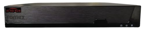 Image of Hanutech 16 Channel 4K Network Video Recorder | H.265+ | 24 /7 Continuous Recording | Real-Time Live View | Remote Monitoring | ON-VIF | Two-Way Audio CCTV (Without Hard Disk)- 1 Year Warranty