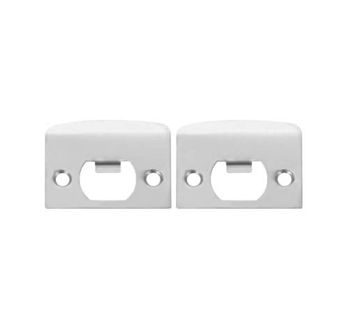 Pestillo ajustable para puerta con placa de acero inoxidable, pack de 4 unidades 2