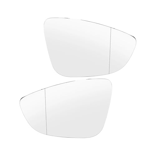 Verre de rétroviseur chauffant anti-givre pour VW CC Scirocco Eos 1 paire