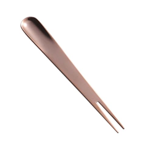 Cabilock Edelstahl Obstgabel Roségold Kuchen Fruchtgabel Spülmaschinenfest Für Zuhause Restaurant Bar Und Party Modisch Und Vielseitig Einsetzbar