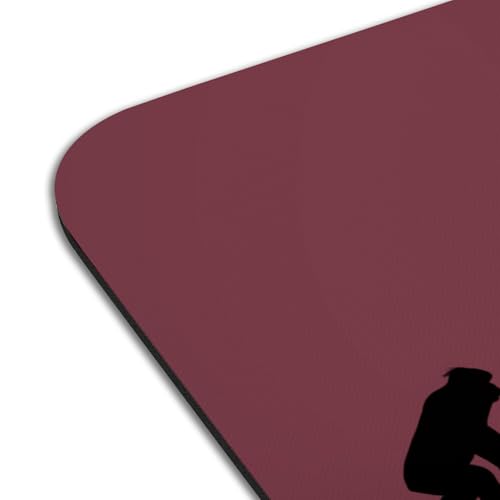 Sets de table rouge antidérapants pour protéger des rayures 4pcs - 4