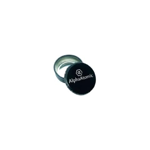 AlphaAtomic One-Touch Guitar Pick Case, Plectrum Case, Metal Case, Plectrum Holder, Pick Holder, Black Cover