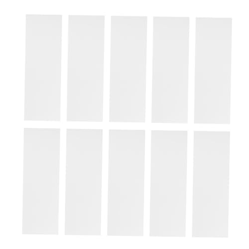 Unomor 50pcs Microscope Slide Slides Portable Microscope Biology Class Props Laboratory Supplies Microscope Accessories Education Props Glass