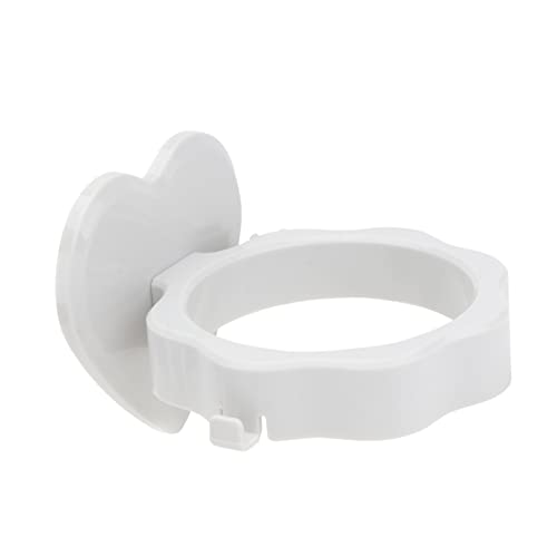 WOFASHPURET Universal Hair Dryer Storage Rack 2 -mounted Bracket Adhesive Bathroom Hanger for Smooth Surfaces