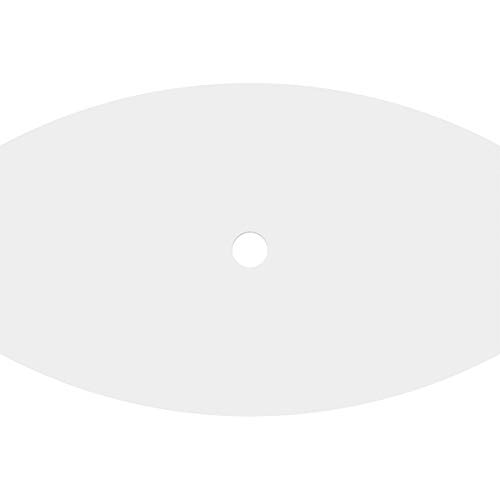 Image of Ekena Millwork CMP14X9KY-01000 Kailey Architectural Grade PVC Contemporary Urethane Ceiling Medallions 14 inchW x 9 3 /8 inchH x 1 inchID x 7 1 /2 inchC x 1 inchP