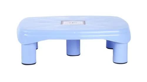 Dmitry Heavy Quality 503 Roman Plastic Stool for Bathroom - Plain Design (4 Inch) 1