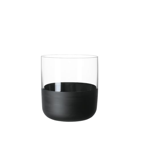 Villeroy & Boch - Manufacture Rock Shot Glass Set/Shot Glass, Set of 4, Crystal Glass with matt Black Base, Capacity 40 ml - Image 2