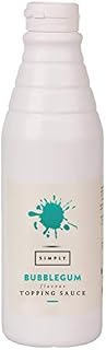 Simply Bubblegum Dairy Free Topping Sauce, Ready to Use Dessert Sauce for Ice Cream, Waffles, Pancakes, Coffee & Milkshakes (1 kg)