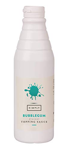 Simply Bubblegum Dairy Free Topping Sauce, Ready to Use Dessert Sauce for Ice Cream, Waffles, Pancakes, Coffee & Milkshakes (1 kg)